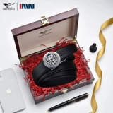 Septwolves, мужской ремень, пряжка, кожаные штаны, популярно в интернете, из натуральной кожи, воловья кожа