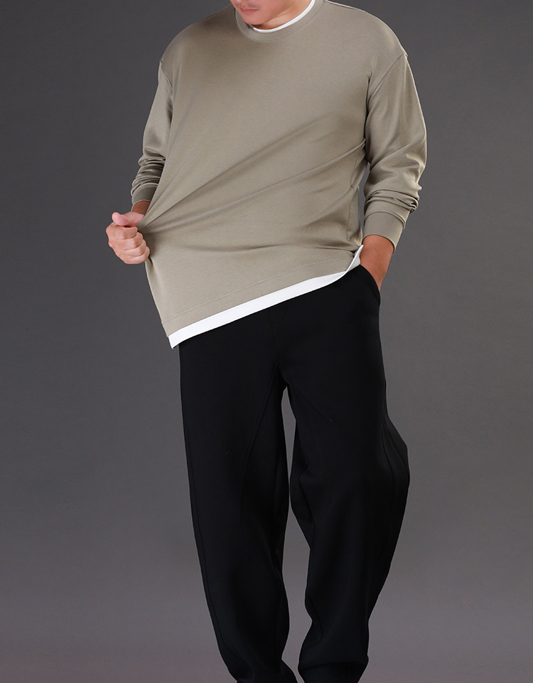 Осенние штаны, свободный прямой крой, большой размер 