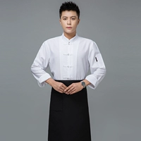 Белый лонгслив, фартук