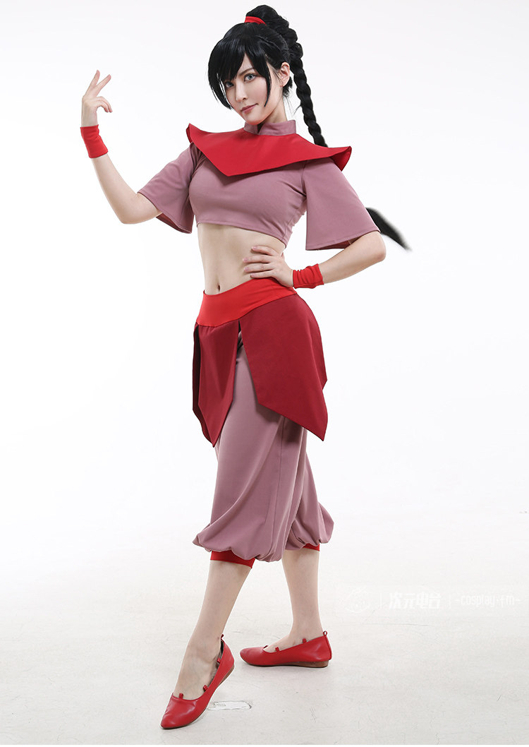 Avatar The Last Airbender Ty Lee Pink Cosplay Costume