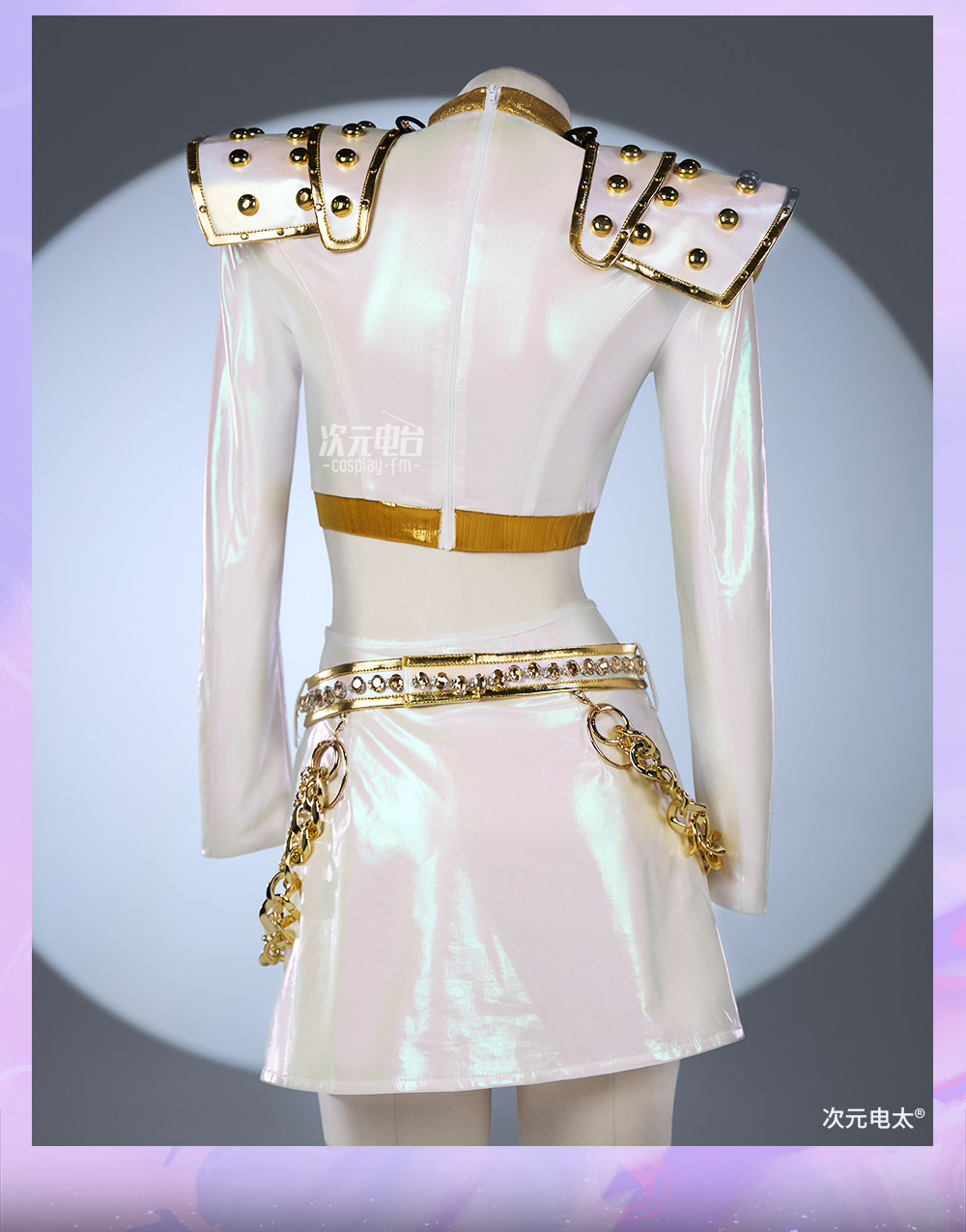 KPop Demon Hunters Zoey White Cosplay Costume