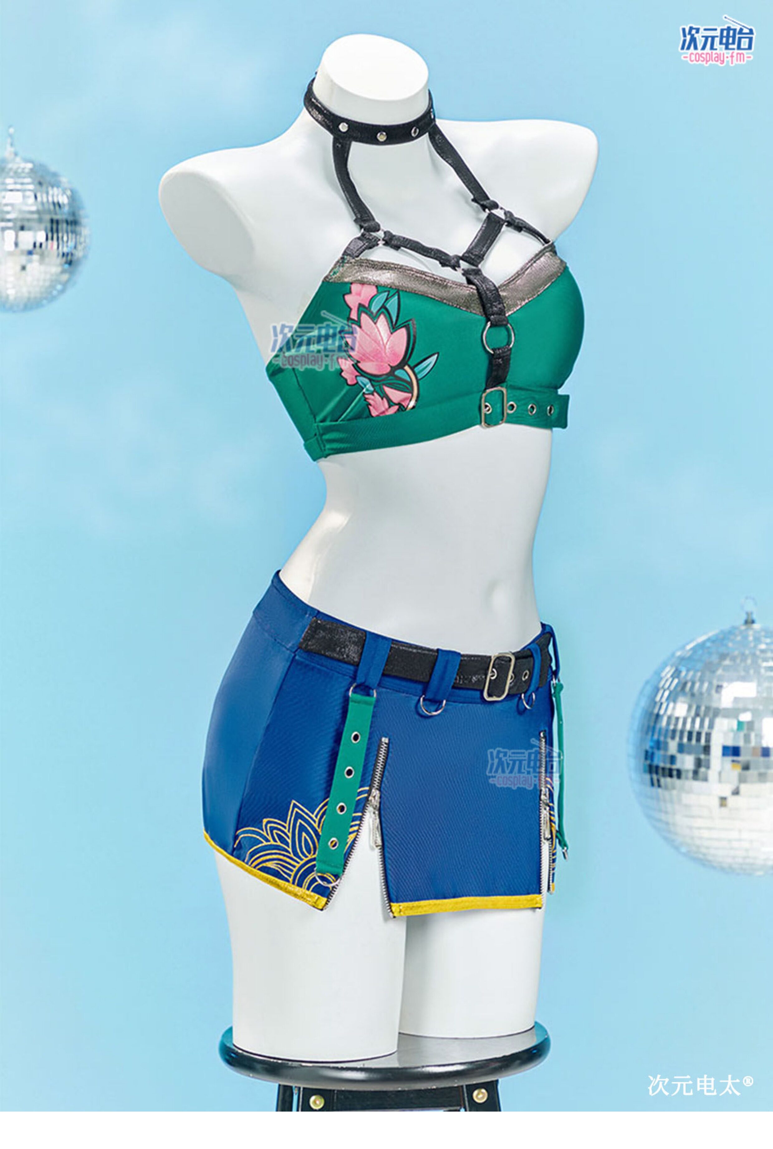 K-Pop Demon Hunters Zoey Green Cosplay Costume