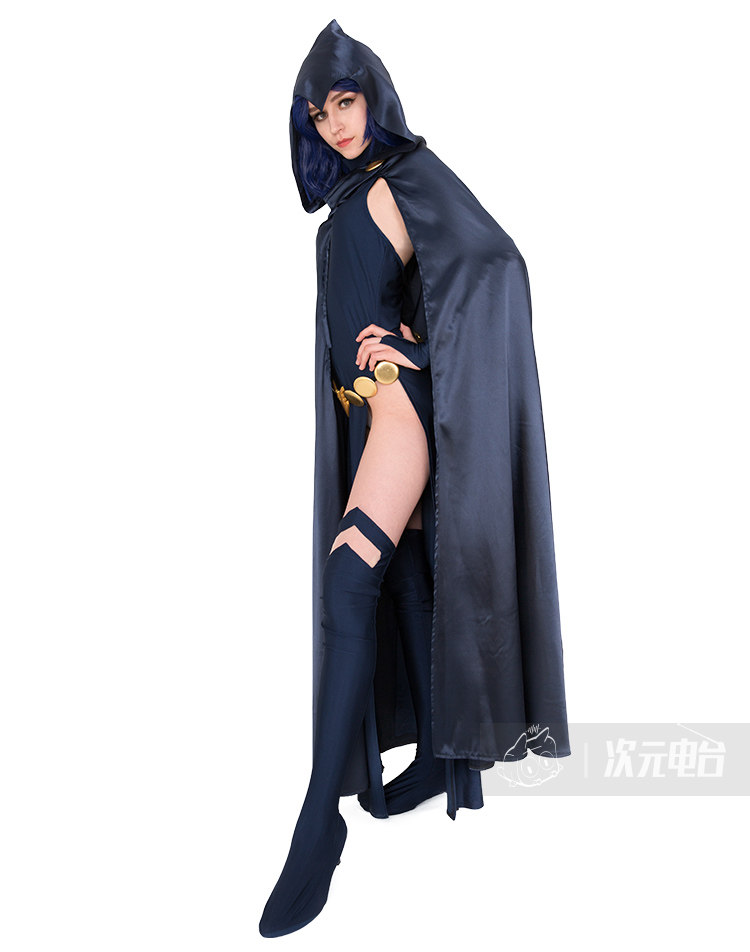 DC Comics Presents Raven Black Cosplay Costume