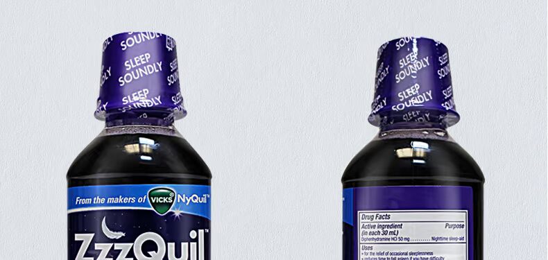 American Zzzquil hỗ trợ giấc ngủ xi-rô giấc ngủ không tốt, nhanh chóng chìm vào giấc ngủ, làm dịu người lớn để cải thiện các sản phẩm chăm sóc sức khỏe giấc ngủ - Thức ăn bổ sung dinh dưỡng thực phẩm chức năng