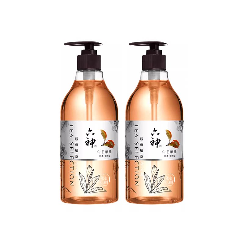 【秒杀补贴】六神沐浴露茗茶去油保湿淡雅茶香475ml正品官方旗舰