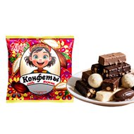 俄罗斯糖巧克力风味多种混合糖果
