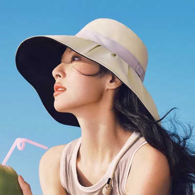 蕉下渔夫帽超大檐防晒帽户外百搭