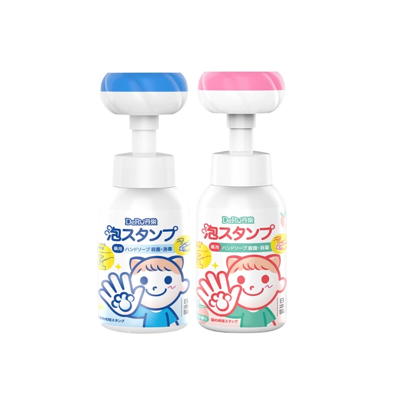【自营】丹之荣儿童洗手液宝宝泡沫花朵猫爪图案按压温和消毒杀菌