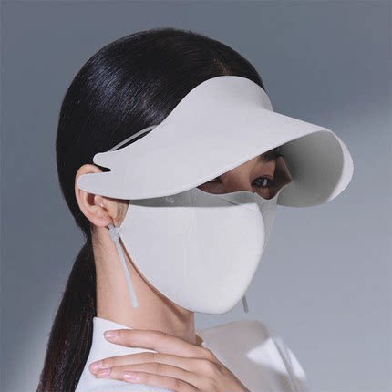 蕉下帽檐防晒面罩女士全遮光敏肌医美保湿肌底保暖屏护口罩脸基尼