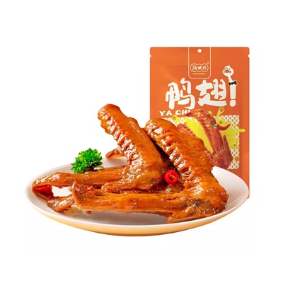 汪世兴 鸭翅甜辣味鸭翅卤味开袋即食零食休闲小吃熟食108g