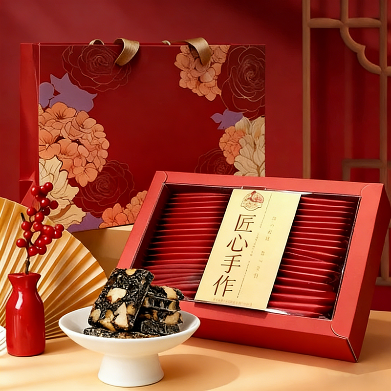 燕窝阿胶糕补血真空袋装礼盒装200g，拍6件