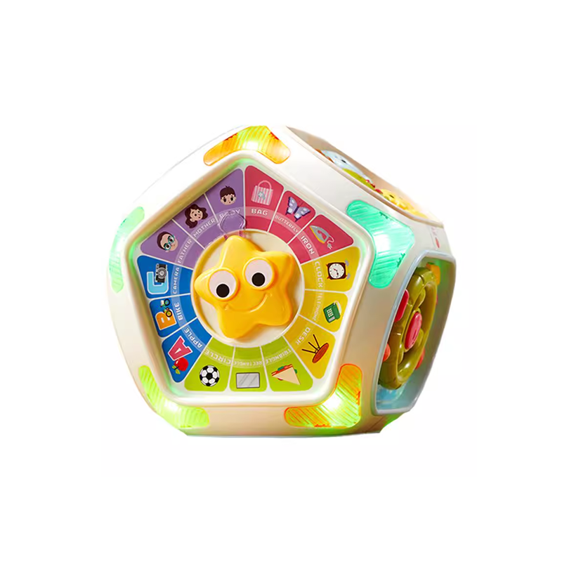 babycare七面体多功能游戏盒六面体婴儿童串珠玩具六一儿童节礼物