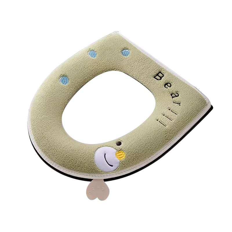 2只马桶垫坐垫子坐便套家用马桶圈防水秋冬季座便器垫粘贴式通用