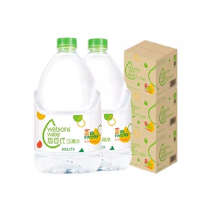 屈臣氏高温蒸馏水敷脸饮用水4.5L*4桶*3箱