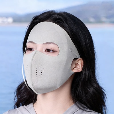 防晒面罩全脸防紫外线夏季薄款口罩女高颜值2025新款脸基尼3D立体