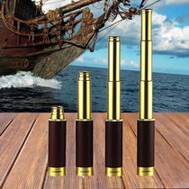 Pirate Telescope Single Cylinder Retro Telescopic Children 25x30 High-HD Night Vision Adult Mini Outdoor Portable
