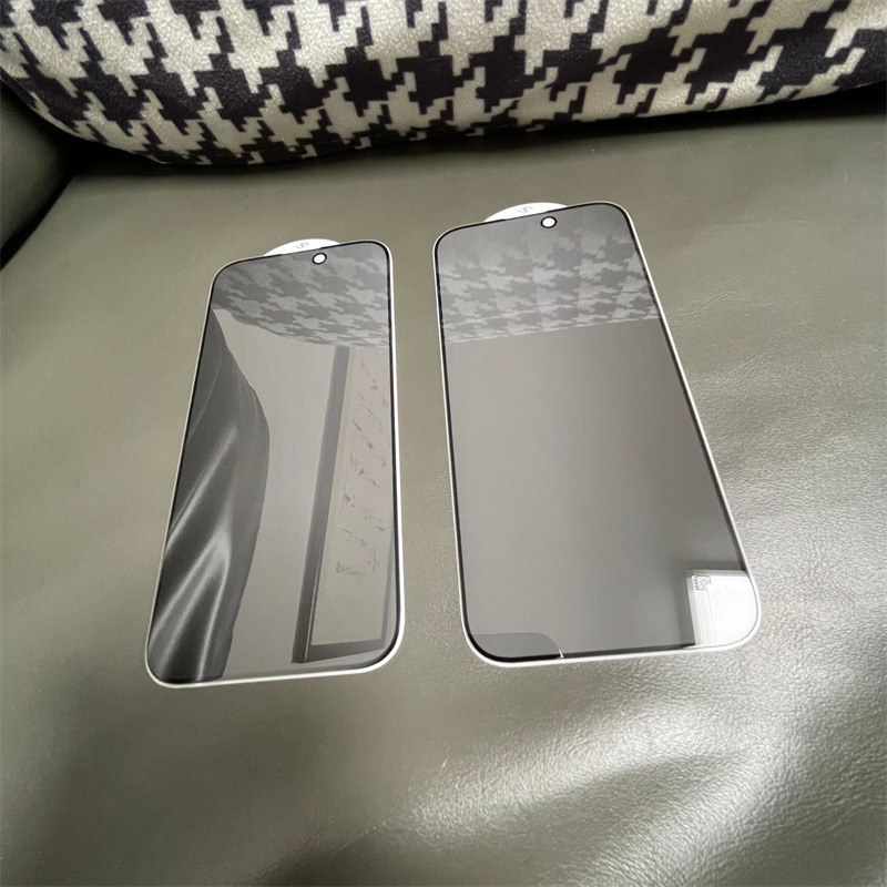 Suitable for Apple 15Promax Full-Screen Anti-Peeping and Explosion-Proof Tempered Glass Film, Iphone15 Series Screen Protection Film, Privacy Anti-Peeping Transparent Mobile Phone Film, 11/12/13/Xr Front Film