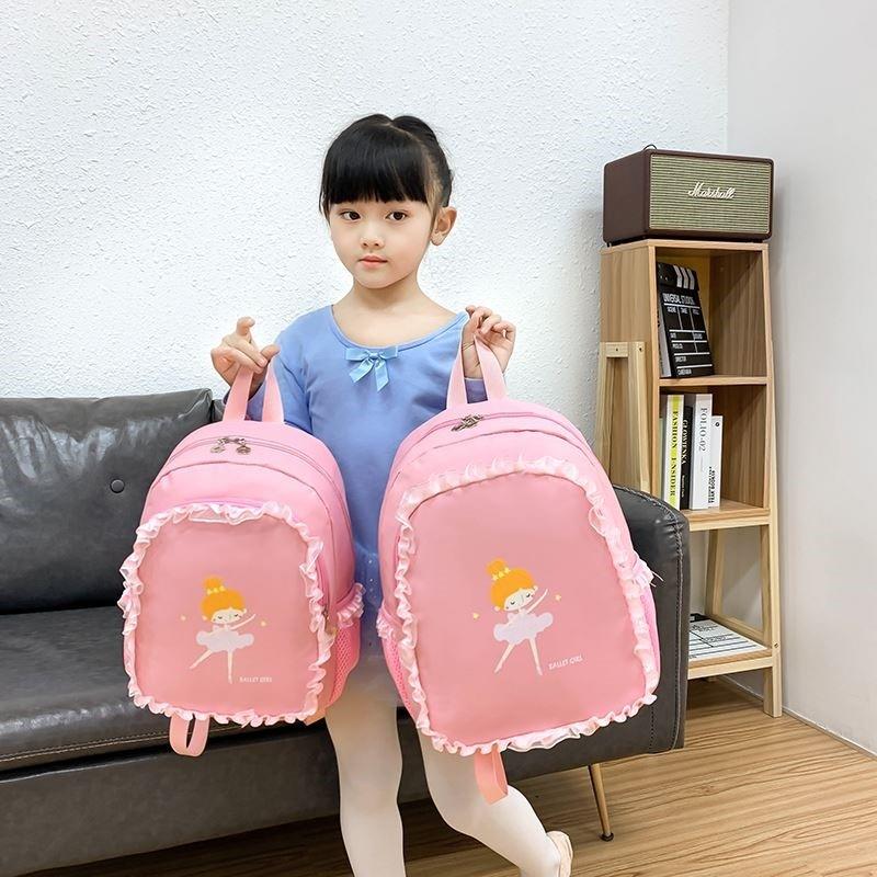 Ballet dance bag girls custom shoulders large capacity Latin dance children's beautiful dance special princess backpack