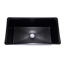 Braun laboratory special sink high-quality PP black sink test bench extra large A5008 sink acid and alkali resistance