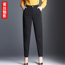 Turnip Pants Woman Spring Autumn Loose Casual High Waisted Kharen Pants 2022 New Smoke Tubes Pants Shade slim trousers