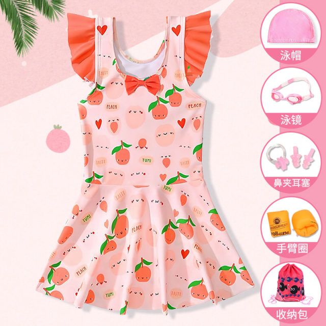 Children's swimsuits girls 2025 summer new swimsuits small, medium and big children's baby cute and fashionable girl swimsuits