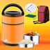 hộp com lock and lock cắm điện Hộp cơm trưa bằng thép không gỉ cách nhiệt hộp cơm trưa cách ly hai lớp hộp cơm chân không hai lớp 2/3 lớp nồi nấu nhuyễn nồi nấu cháo - Hộp cơm điện sưởi ấm hộp cơm điện lock&lock ejr226ivy (2 lít) Hộp cơm điện sưởi ấm