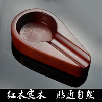 Темно -серая красная сандаловая модель сплошного дерева