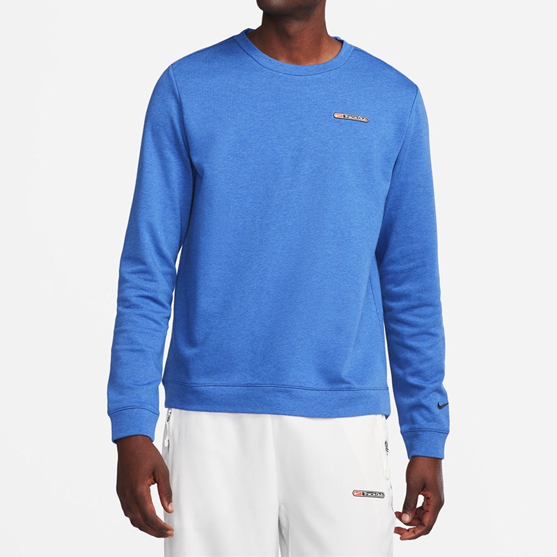 Nike Dri-Fit Track Club Breathable Quick-Drying Round Neck Pullover Long-Sleeved Sweatshirt Fb5510-476