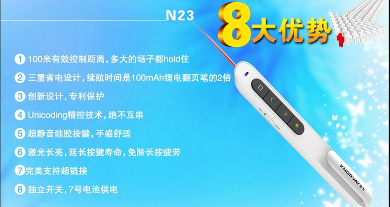 Telecommande - pointeur laser - Ref 384102 Image 7