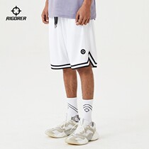Quasier Basketball Knit 50% Pants Sports Casual Fashion Big Code Beach Pants Training Fitness Running Race Ball Pants