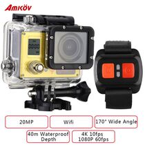 AMKOV AMK7000S Wifi Action Camera with Remote Control Watch