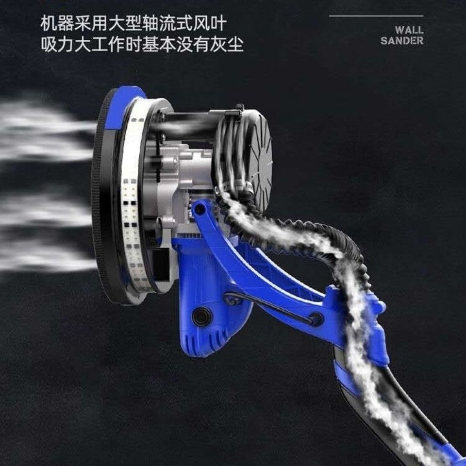 Running to the wall Wall Grinding Machine Sand Paper Machine Batch Soil Self-Suction Sanding Machine Wall Polishing Machine Grinding Wall Machine Super Light Sand Machine