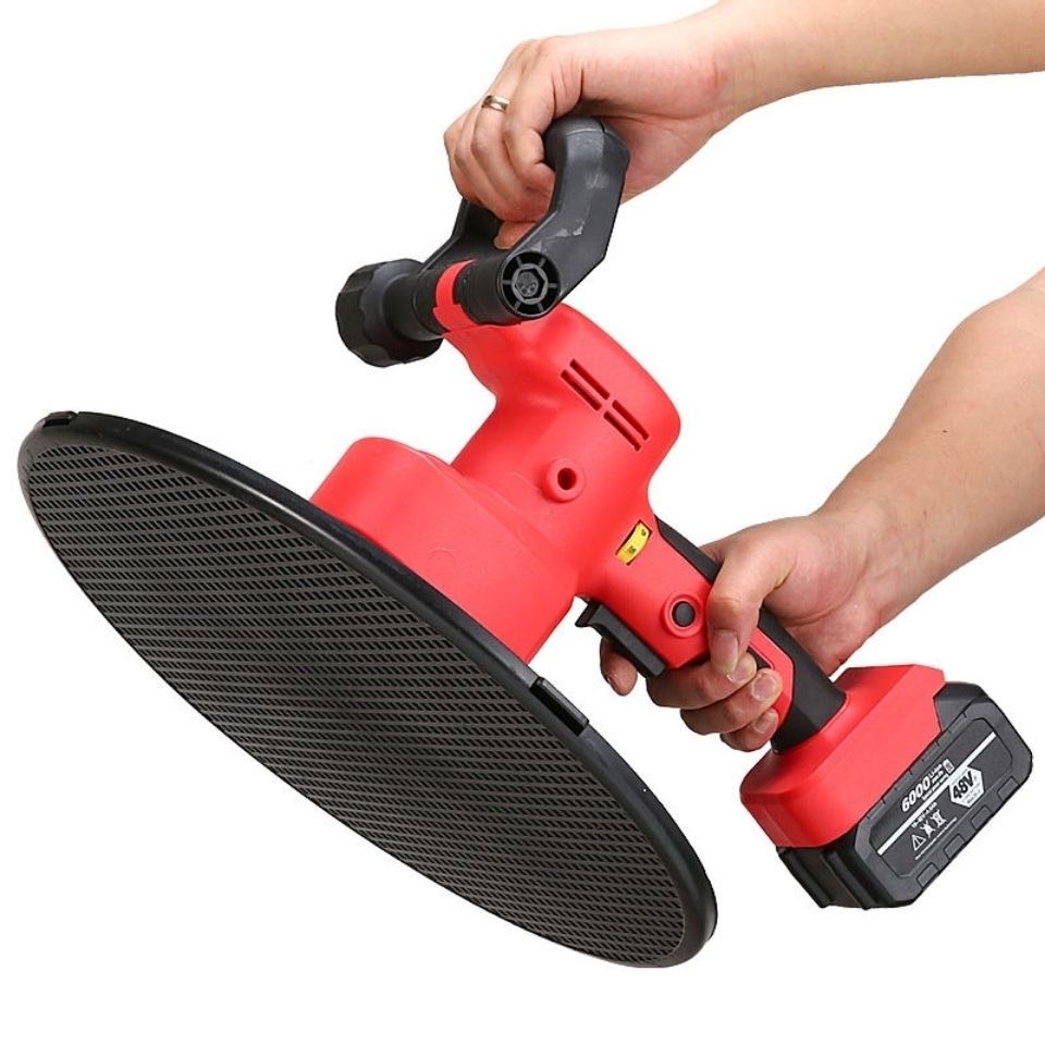 Lithium-charged cement mortar collector handheld electric grinding machine floor polishing wiping wall