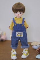-Sweet Wine B J D - (click-click planet) BJD Waters 6 points Cowboy back with pants male and female universal daily Waters