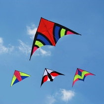 Weifang kite new large color triangle kite children adult large kite reel breeze easy fly recommended