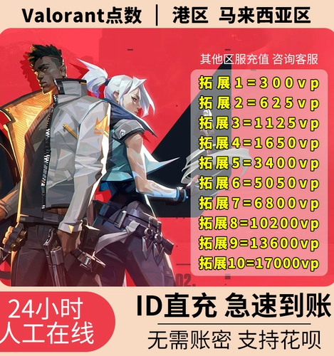 Valorant Varanto Hong Kong Service VP Point перезаряжайте бесстрашный контракт, идентификатор Гонконга непосредственно бросился к Valo