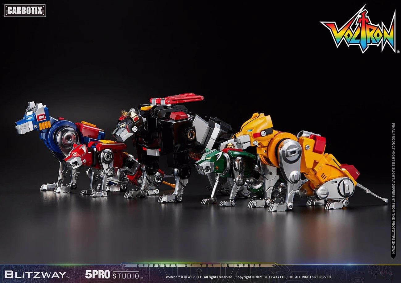 Blitzway 5PRO-CA-10401 CARBOTIX 百兽王 战神金刚 Voltron:童年回忆重燃,收藏级玩具再现!-兵人-淘宝好物网