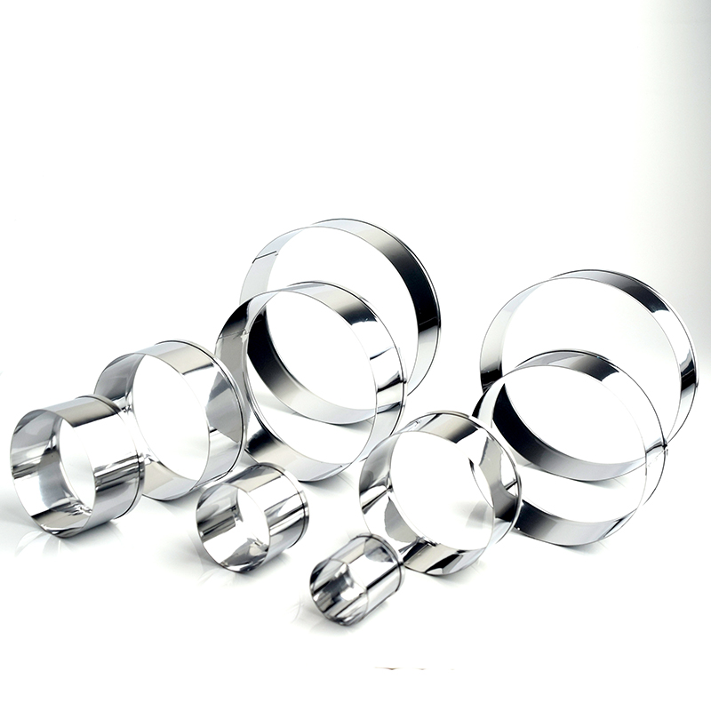 Light-grade circular biscuit die stainless steel cake dumplings fruit cut point foodsmesomcake mouth ring