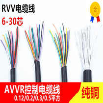 The national standard avvr cable 16 20-24 30 40-wire signal control line 0 12-0 2-0 3 Square