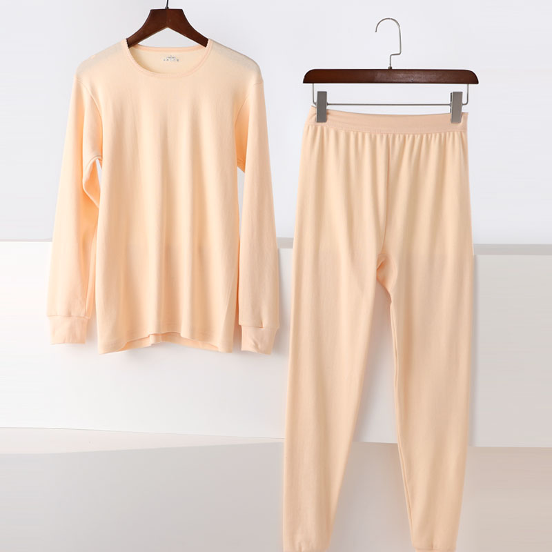 Long clothing and johns pure cotton suit mother female loose old lady grandma shirt underpants elderly middle-aged and elderly spring and autumn