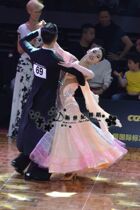 New century New Moden dance dress Performance National Peuggiao Friendship Dance Competition Costume Adult Woman Big Swing Dress dress