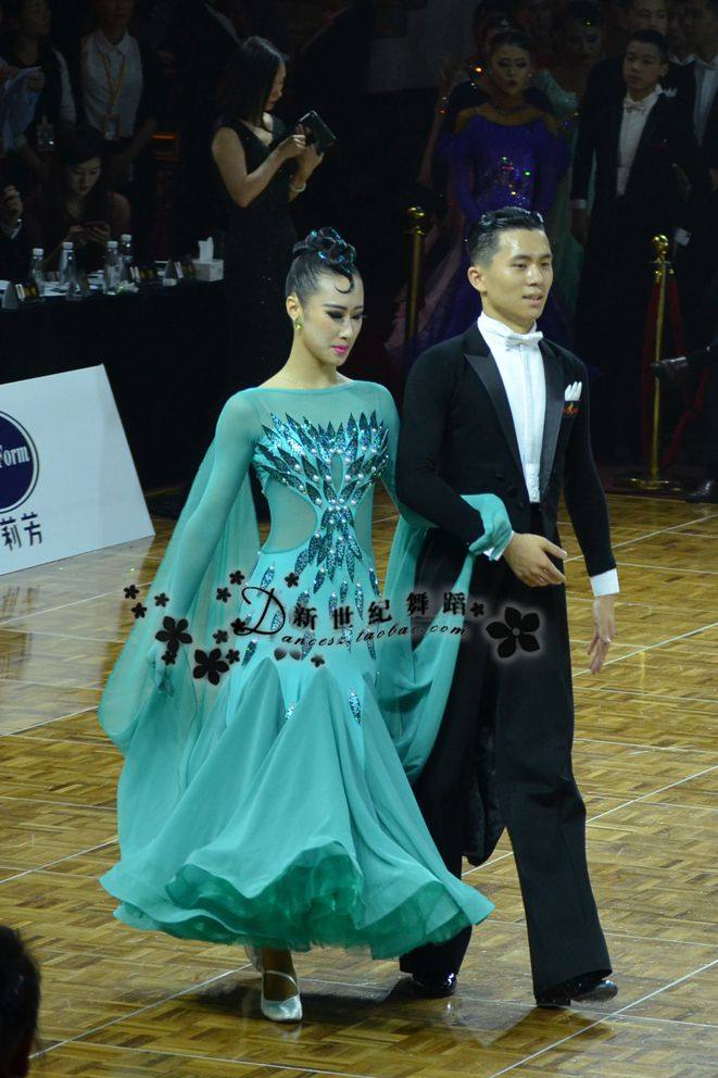 New Morden Dance Dress Performance National Standard Ballroom Dancing Competition Costume Adults Ladies Big Swing Dress-Taobao