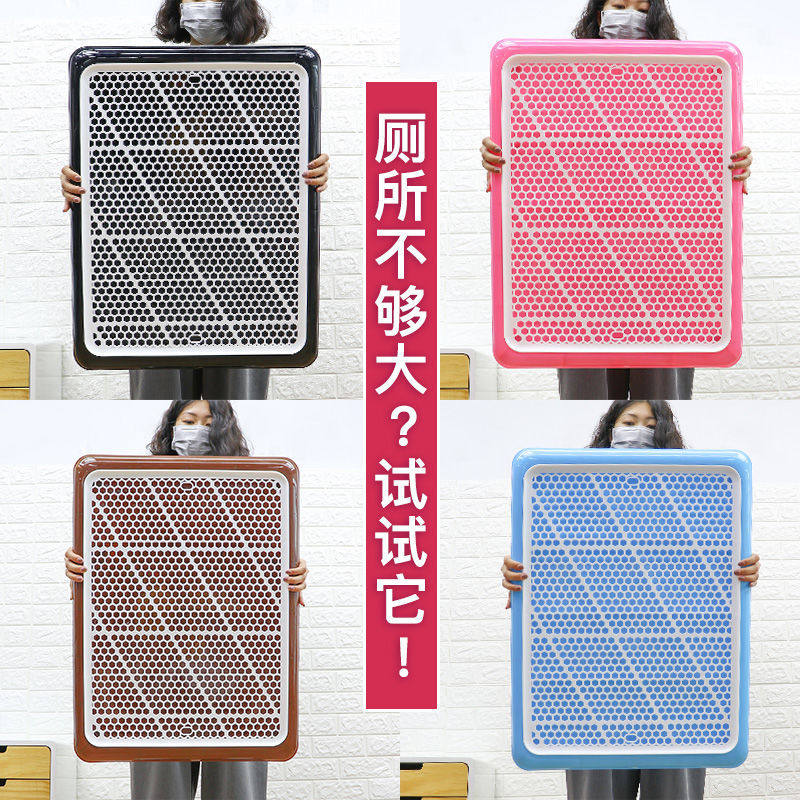 Pet dog on the toilet large dog special dog supplies automatic feces pot potty flush diaper toilet