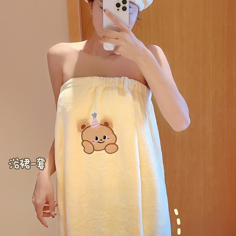 Bath Towel for Women, Wearable Bathrobe, Summer Towel, Hair Drying Cap, Three-Piece Set, Bath Skirt, 2025 New Model, Non-Cotton, Fast Water Absorption Bath Towel for Women, Wearable Bathrobe, Summer Towel, Hair Drying Cap, Three-Piece Set, Bath Skirt, 2025 New Model, Non-Cotton, Fast Water Absorption