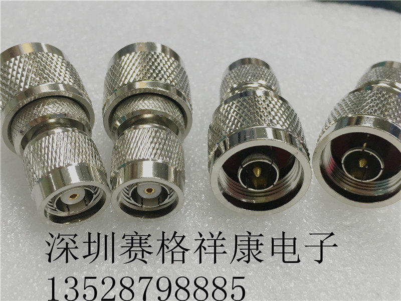 High-quality pure copper connector Reverse TNC male head inner hole to N male head RP-TNC-J N-J coaxial adapter