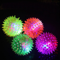 BB calls flash elastic massage ball hedgehog ball luminous ball jumping ball stall children's luminous toys