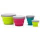 Foldable water cup, portable travel cup for children to brush teeth and drink water, high temperature resistant food grade instant noodles silicone folding bowl