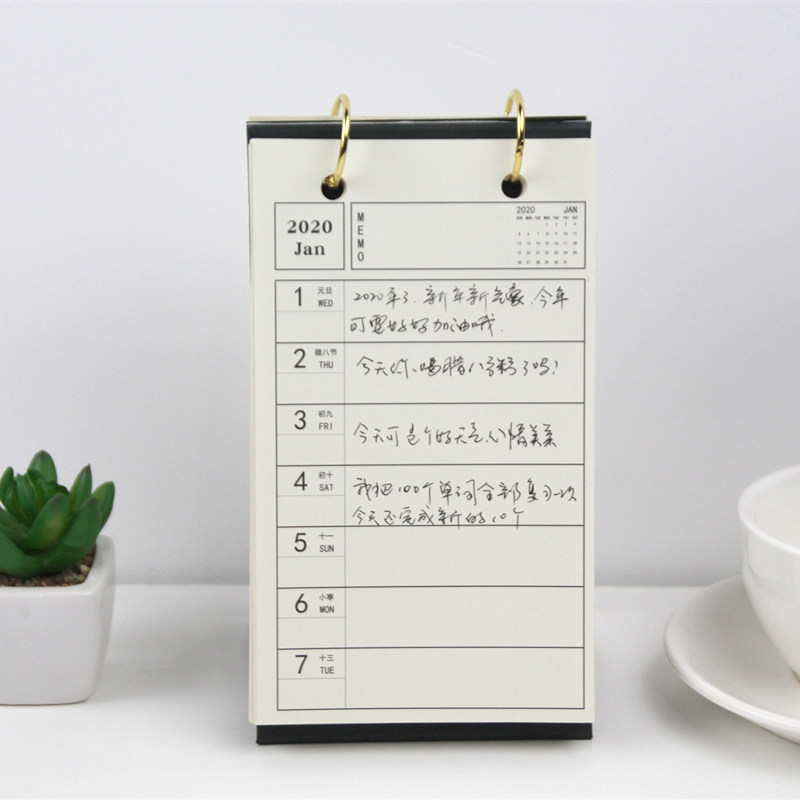 2021 ins wind desk calendar Creative simple small calendar Weekly calendar Schedule Schedule This schedule Record notes