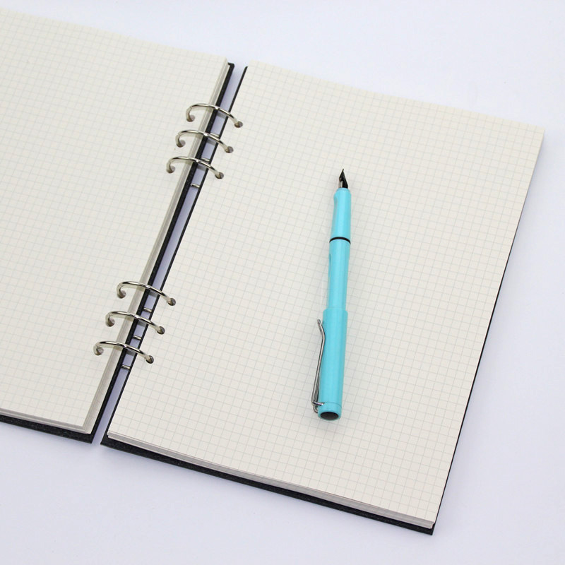 Loose-leaf square notebook B5 stationery geometric small square book A4 simple notepad lattice book grid book hand account