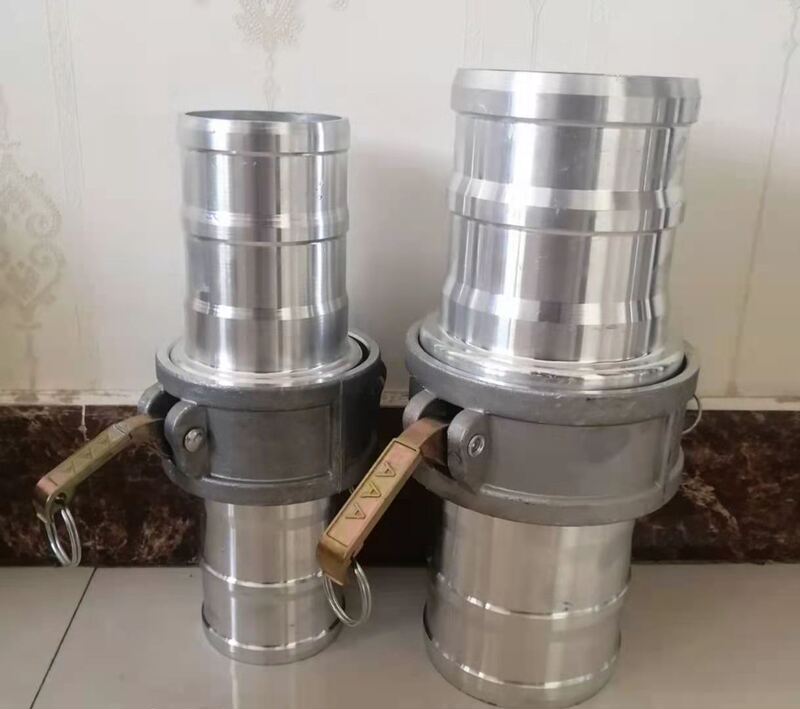 Aluminum Plate Handle-Type Quick Connector 3inch 4inch Ce Type Male-Female End, Four-To-Three Thickened, Variable Diameter Quick Connection Aluminum Plate Handle-Type Quick Connector 3inch 4inch Ce Type Male-Female End, Four-To-Three Thickened, Variable Diameter Quick Connection